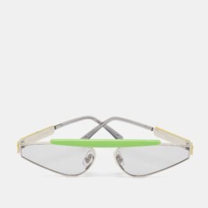 Gentle Monster Kids Green/Light Grey New Turtle Shield Sunglasses