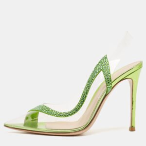 Gucci Beige/Brown Canvas and Leather GG Slip On Loafers Size 43