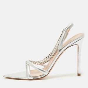 Roberto Cavalli Black Printed Silk Wide leg Trousers S