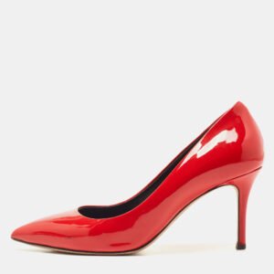 Giuseppe Zanotti Red Patent Leather Lucrezia Pumps Size 36