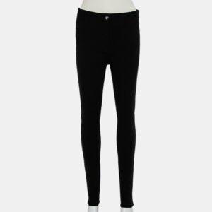Givenchy Black Knit Zip Front Leggings M