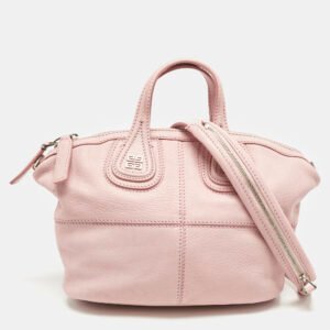 Givenchy Pink Leather Micro Nightingale Satchel