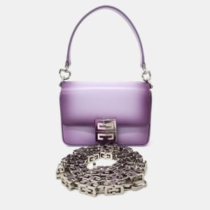 Givenchy Purple Leather 4G Chain Small Bag