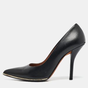 Givenchy Black Leather Lia Pumps Size 38