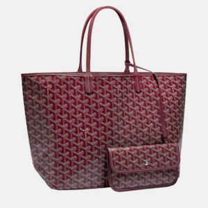 Goyard Burgundy Goyardine Coated Canvas and Leather Saint Louis PM Tote Bag