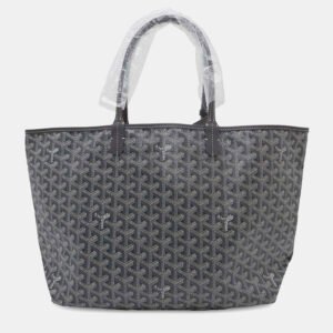 Goyard Gray PVC Leather Saint Louis PM Tote Bag