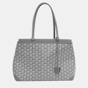 Goyard Gray Coated Canvas Bellechasse PM Handbag