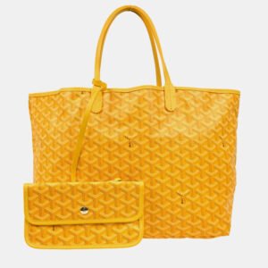 Goyard St.Louis PM Yellow Canvas Tote Bag