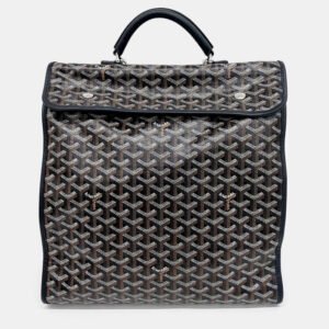 Goyard Black Brown PVC menstrual bag