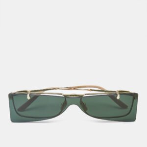 Gucci Black GG0363S Frame Flip-Up Rectangle Sunglasses