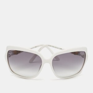 luxury-women-gucci-used-accessories-p1061045-007 Gucci White/Black Gradient GG 3131/S Bamboo Oversized Sunglasses