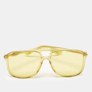 Gucci Yellow GG0262S Square Sunglasses