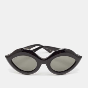 Gucci Black GG0085S Lip Cat Eye Sunglasses