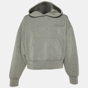 Gucci Grey Viscose Jersey Sweatshirt Hoodie S