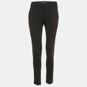 Gucci Black Crepe Tailored Trousers S