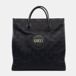 Gucci Black Fabric Off the Grid Long Tote Bag