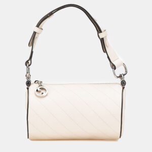 Gucci White Leather Blondie Mini Shoulder Bag