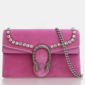 Chanel Pearl Round Black Lambskin Clutch Bag