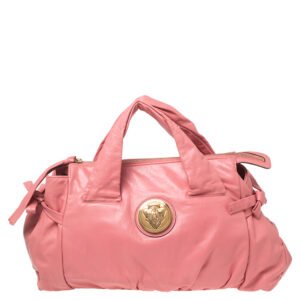 luxury-women-gucci-used-handbags-p599443-007 Gucci Pink Leather Hysteria Satchel