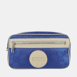 Gucci Blue GG Nylon Off The Grid Belt Bag