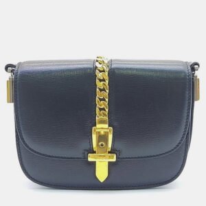 Gucci Black Leather Small Shoulder Bag