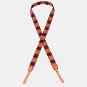 Herm&egrave;s Noisette/Cuivre/Gold Flipperball Canvas Sangle To Go Bag Strap