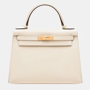 Hermes Nata Epsom Leather Kelly 28 Bag