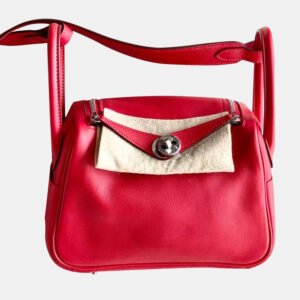 Hermes Green Leather Constance 24 Shoulder Bag