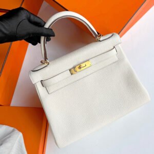 Hermes Leather Kelly 28 Bag