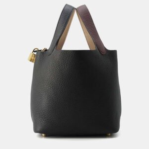 Hermes Vert Fonce Taurillon Clemence Leather Lindy 26 Bag