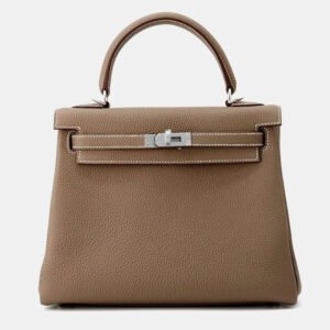 Hermes Mauve Pail Epsom Leather Constance Elan Shoulder Bag