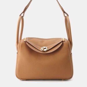 luxury-women-hermes-new-handbags-p1153829-002 Hermes Gold Taurillon Clemence Lindy 26 Shoulder Bag