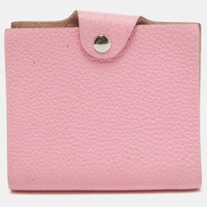Hermes Pink Togo Leather Ulysse Mini Notebook