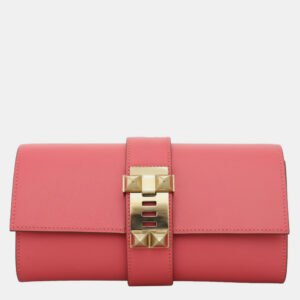 Hermes Swift Leather Medor Clutch