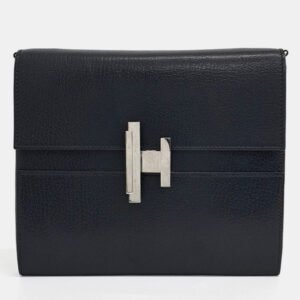 Hermes Black Leather Cinhetic To Go Shoulder Bag