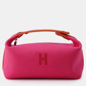 Hermes Hibiscus Canvas Bride- A -Bac PM Bag