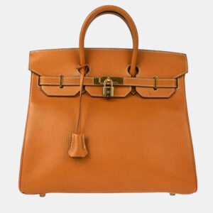 Hermes Natural Ardennes Leather Haut a Courroies 32 Handbag