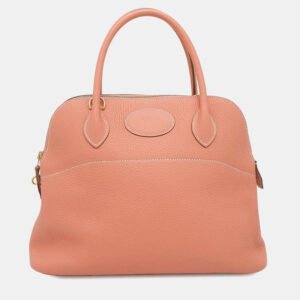 luxury-women-hermes-used-handbags-p1140575-002 Hermes Crevette Taurillon Clemence Bolide 31 Handbag