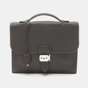 Hermes Taurillon Clemence Sac A Depeche 27 Business Bag
