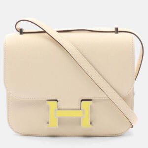 luxury-women-hermes-used-handbags-p1151489-002 Hermes Nata Beige Epsom Leather Constance Mini Shoulder Bag