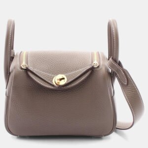 luxury-women-hermes-used-handbags-p1151490-002-1 Hermes Gold Taurillon Clemence Leather Lindy 26 Shoulder Bag