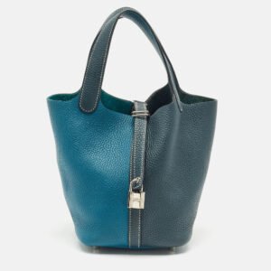 Chanel Blue Lambskin In The Loop Mini Flap Bag