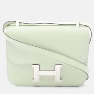 Hermes Vert Fizz Epsom Leather Constance 24 Shoulder Bag