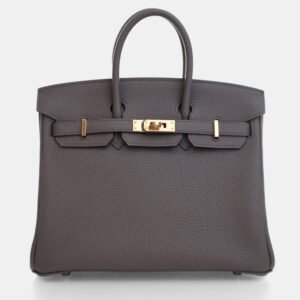 Hermes Gris Etain Togo Birkin 25