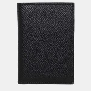 Hermes Black Epsom Leather MC2 Euclide Card Holder