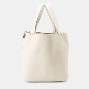 Hermes Birkin 25 Etoupe Togo Leather Top Handle Bag