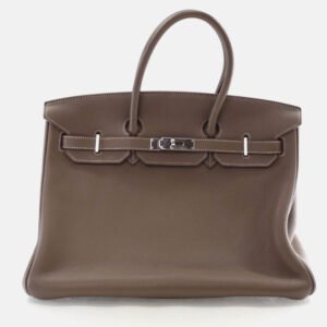 Hermes Birkin 35 Etoupe Togo Tote Bag