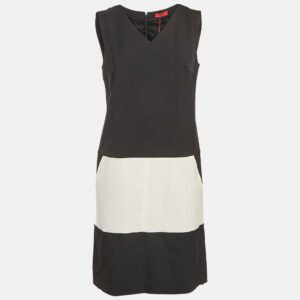 Hugo Boss Black Gabardine Pocket Detail Keluna Dress M