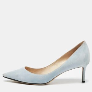 Jimmy Choo Blue Suede Love Pumps Size 39