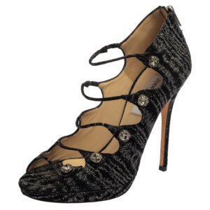Chloé Two Tone Python Knee High Adelie Boots Size 35